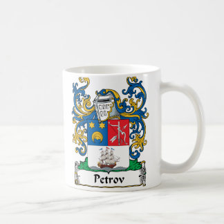 Taza De Café Escudo de la familia de Petrov