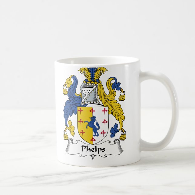 Taza De Café Escudo de la familia de Phelps (Derecha)