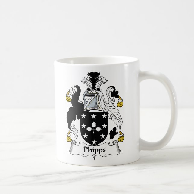 Taza De Café Escudo de la familia de Phipps (Derecha)