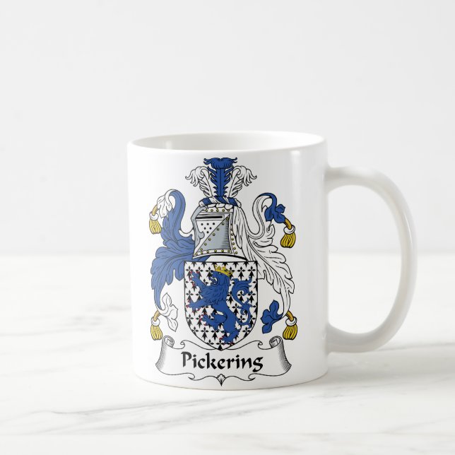 Taza De Café Escudo de la familia de Pickering (Derecha)