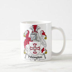 Taza De Café Escudo de la familia de Pilkington