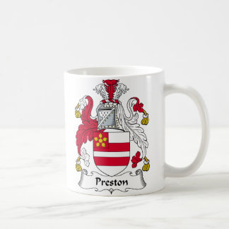 Taza De Café Escudo de la familia de Preston