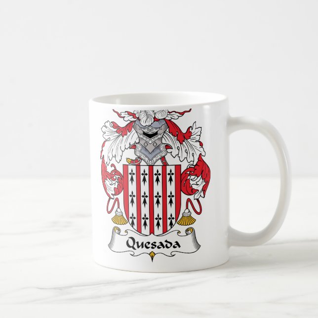 Taza De Café Escudo de la familia de Quesada (Derecha)