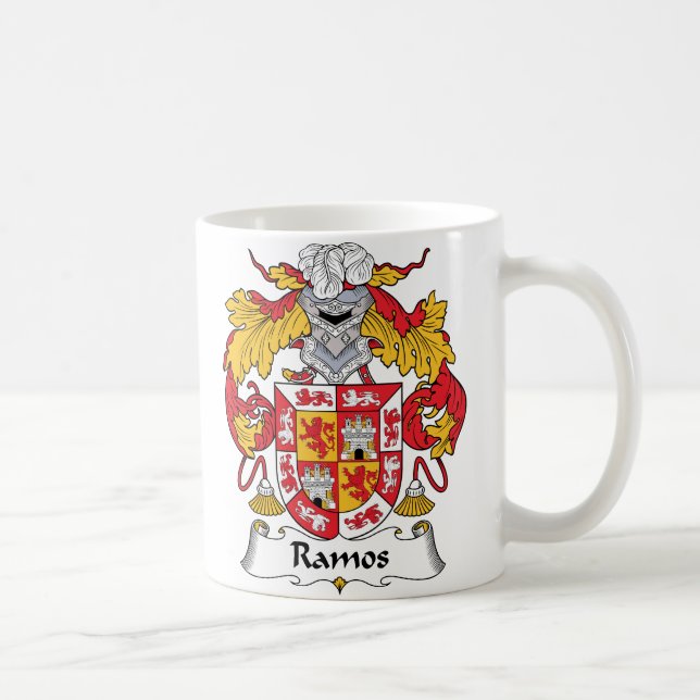 Taza De Café Escudo de la familia de Ramos (Derecha)