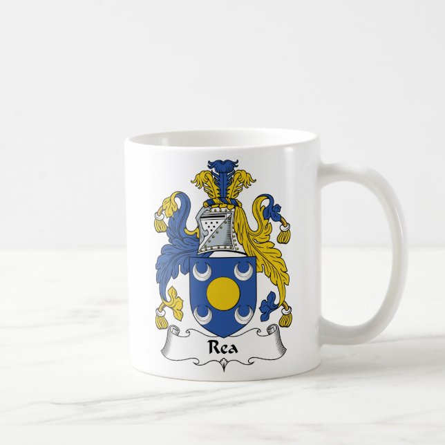 Taza De Café Escudo de la familia de Rea (Derecha)