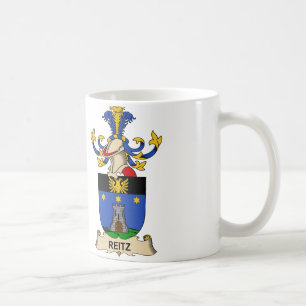 Taza De Café Escudo de la familia de Reitz