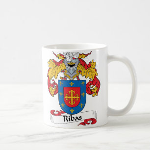 Taza De Café Escudo de la familia de Ribas
