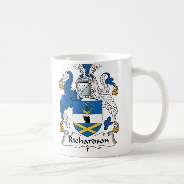 Taza De Café Escudo de la familia de Richardson (Derecha)