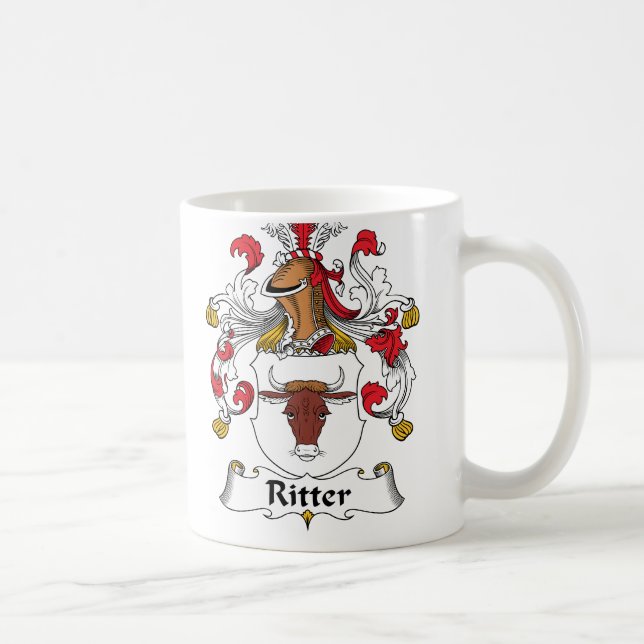 Taza De Café Escudo de la familia de Ritter (Derecha)