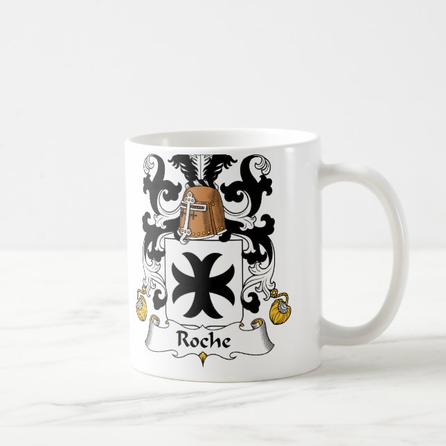 Taza De Café Escudo de la familia de Roche (Derecha)