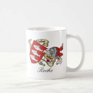 Taza De Café Escudo de la familia de Roche