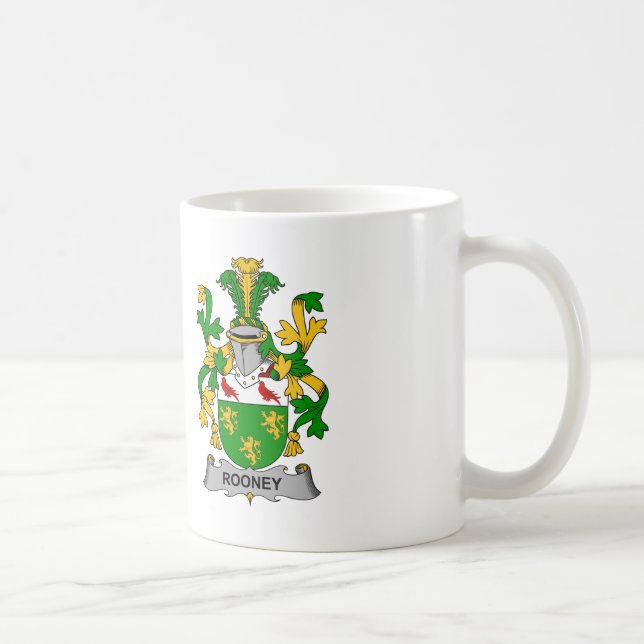 Taza De Café Escudo de la familia de Rooney (Derecha)