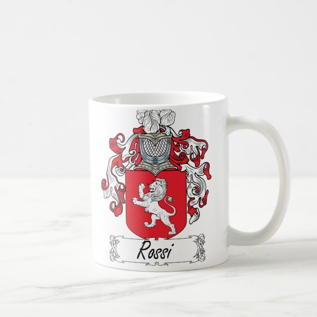 Taza De Café Escudo de la familia de Rossi (Derecha)