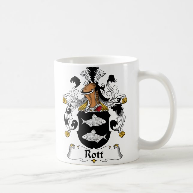 Taza De Café Escudo de la familia de Rott (Derecha)