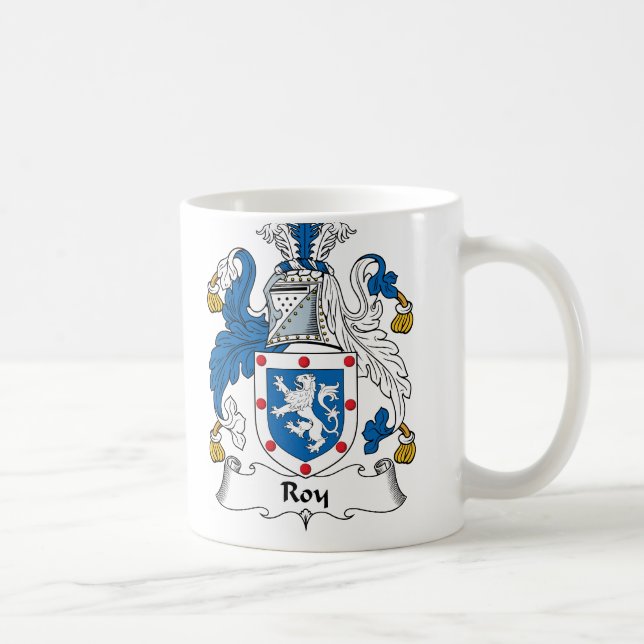 Taza De Café Escudo de la familia de Roy (Derecha)