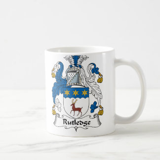 Taza De Café Escudo de la familia de Rutledge
