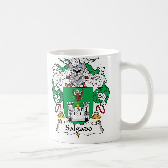 Taza De Café Escudo de la familia de Salgado (Derecha)