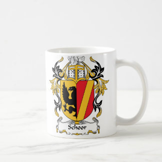 Taza De Café Escudo de la familia de Schoor
