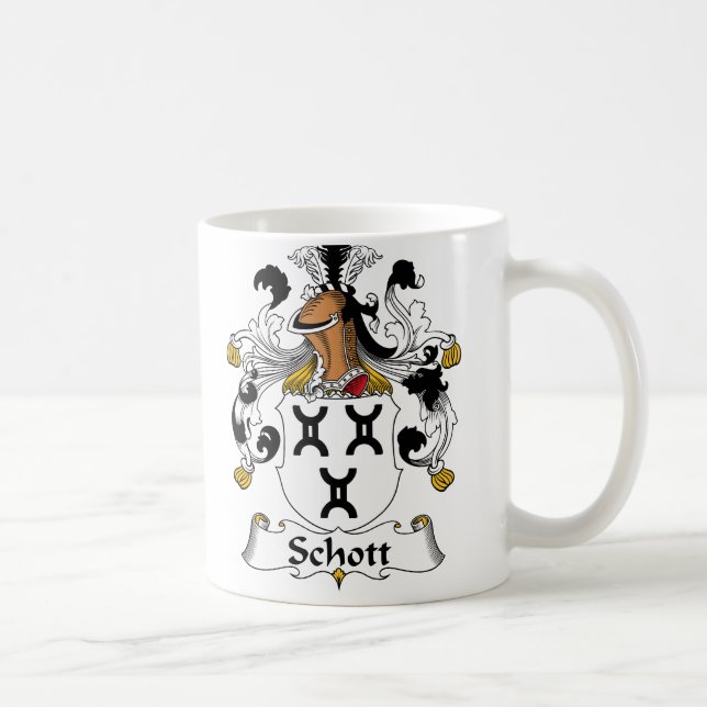 Taza De Café Escudo de la familia de Schott (Derecha)