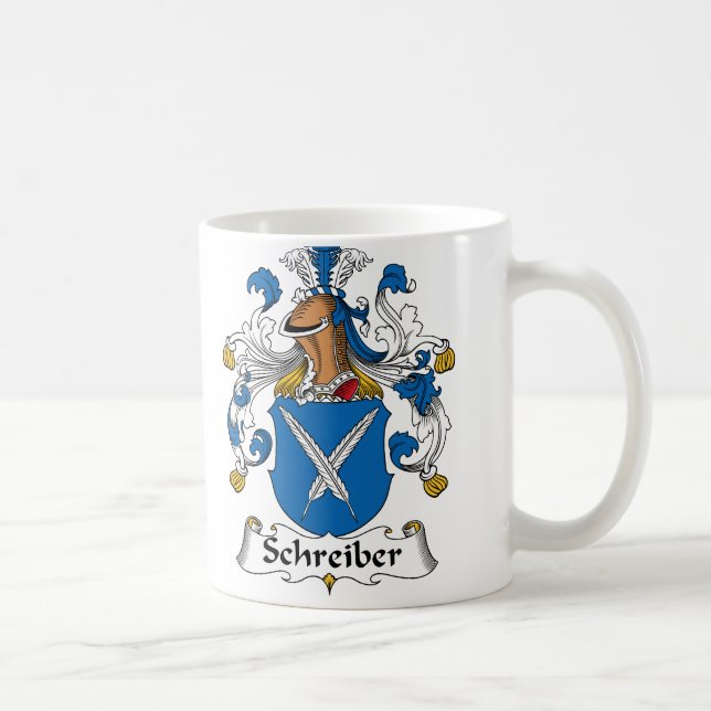 Taza De Café Escudo de la familia de Schreiber (Derecha)