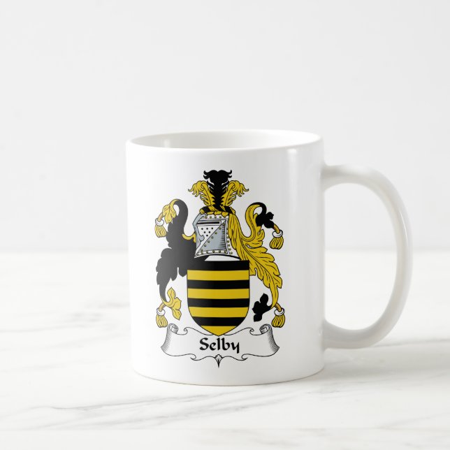 Taza De Café Escudo de la familia de Selby (Derecha)