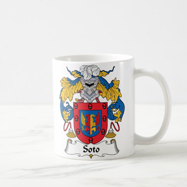 Taza De Café Escudo de la familia de Soto (Derecha)