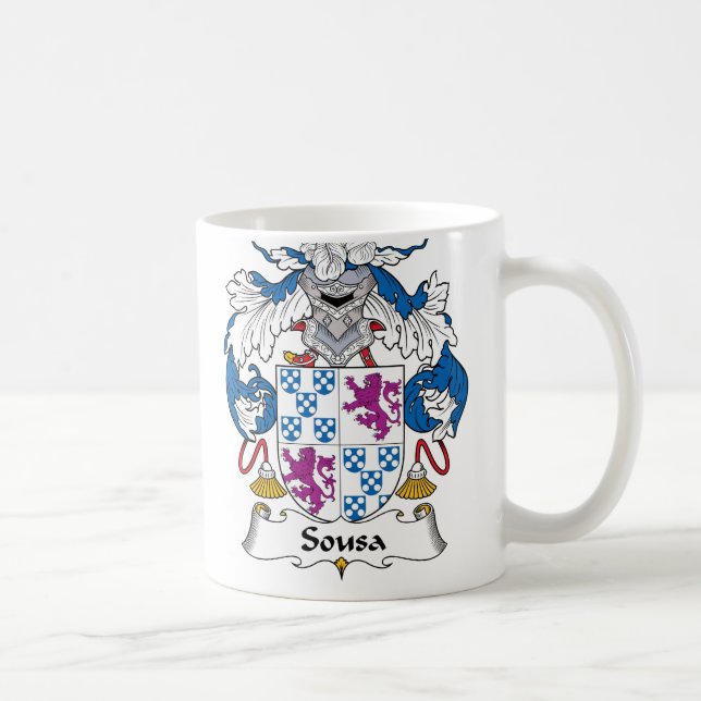 Taza De Café Escudo de la familia de Sousa (Derecha)