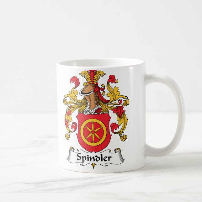 Taza De Café Escudo de la familia de Spindler (Derecha)