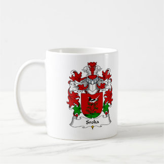 Taza De Café Escudo de la familia de Sroka