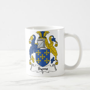 Taza De Café Escudo de la familia de Syms