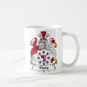 Taza De Café Escudo de la familia de Thorp