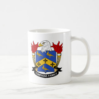 Taza De Café Escudo de la familia de Tompkins