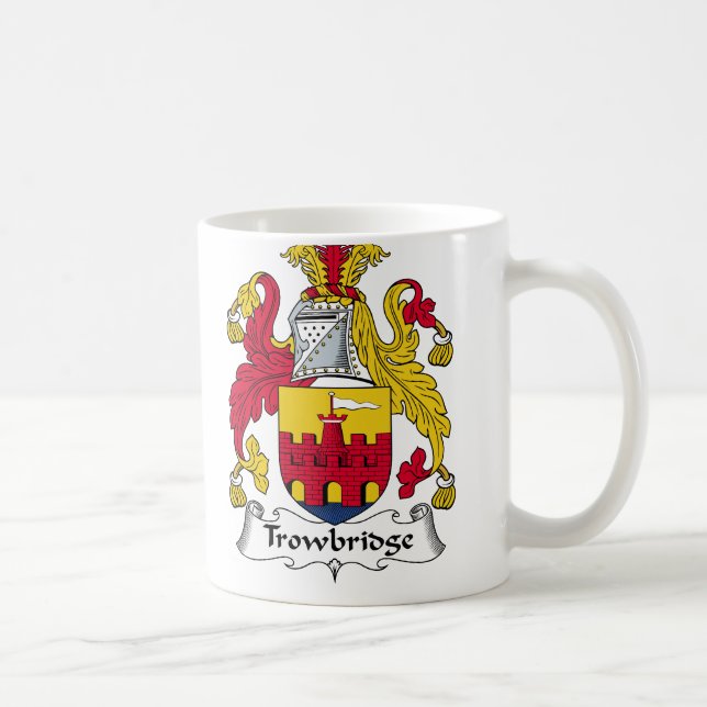 Taza De Café Escudo de la familia de Trowbridge (Derecha)