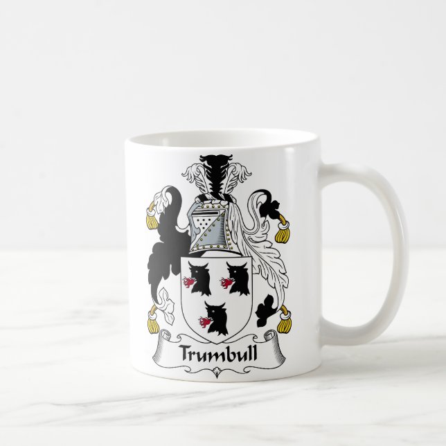 Taza De Café Escudo de la familia de Trumbull (Derecha)