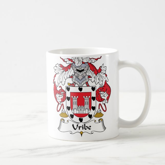 Taza De Café Escudo de la familia de Uribe (Derecha)