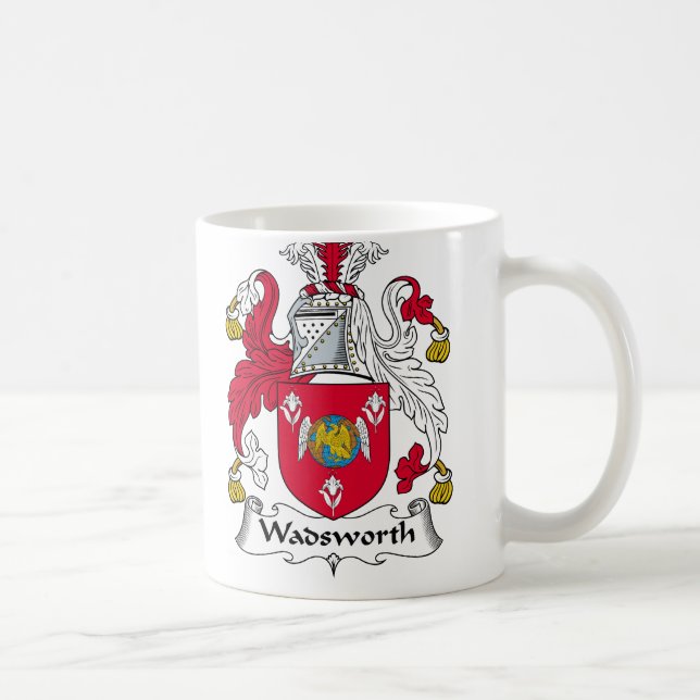 Taza De Café Escudo de la familia de Wadsworth (Derecha)