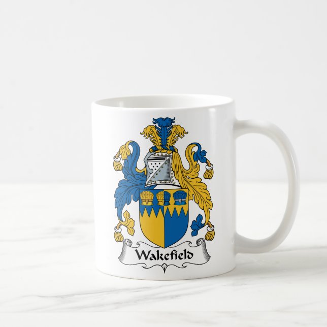 Taza De Café Escudo de la familia de Wakefield (Derecha)