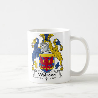 Taza De Café Escudo de la familia de Walrond