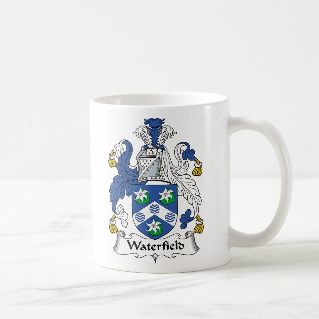 Taza De Café Escudo de la familia de Waterfield (Derecha)