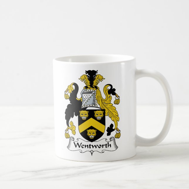 Taza De Café Escudo de la familia de Wentworth (Derecha)