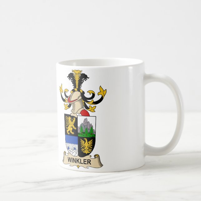 Taza De Café Escudo de la familia de Winkler (Derecha)
