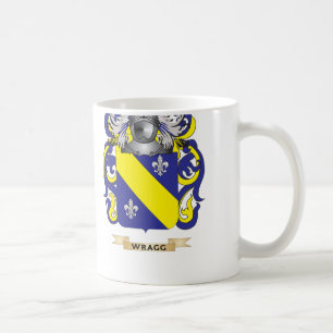 Taza De Café Escudo de la familia de Wragg (escudo de armas)
