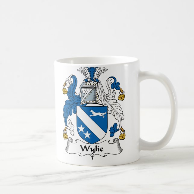 Taza De Café Escudo de la familia de Wylie (Derecha)
