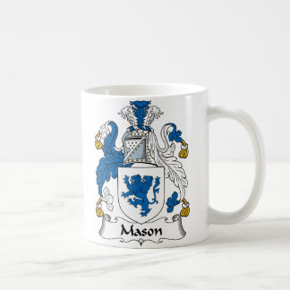 Taza De Café Escudo de la familia del albañil