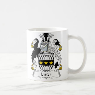 Taza De Café Escudo de la familia del Lister