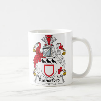 Taza De Café Escudo de la familia del Rutherford