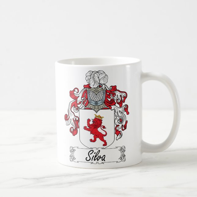 Taza De Café Escudo de la familia del Silva (Derecha)