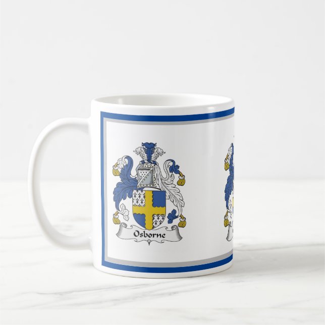 Taza De Café Escudo De La Familia Osborne* Escudo De Armas Osbo (Izquierda)