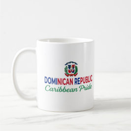 Taza De Café Escudo de la República Dominicana | Orgullo Cotidi