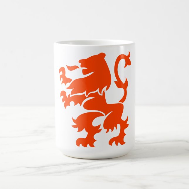Taza De Café Escudo de León de los Países Bajos (Centro)